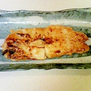 ムキカレイ（白身魚）の酒粕焼き